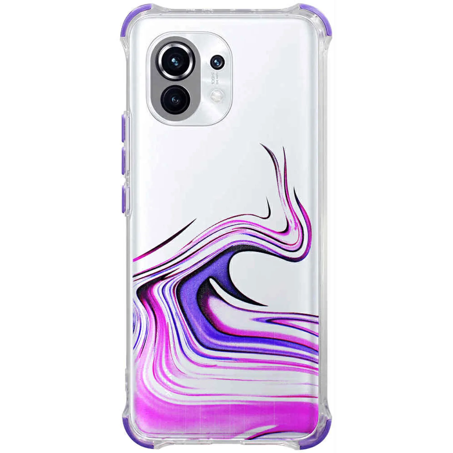 átlátszó mintás szilikon tok, kompatibilis iPhone 11 Pro készülékkel