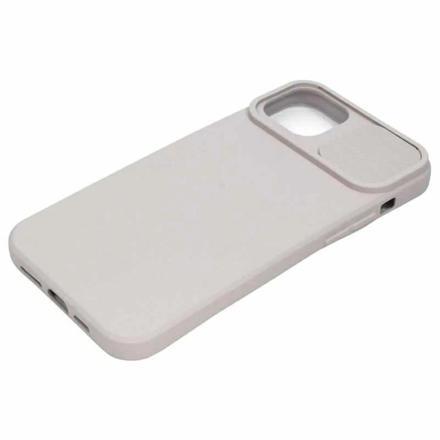 Szilikon Szürke Kamera védős tok plüss belsővel, kompatibilis iPhone 7/8/Se 2020/2022 készülékkel