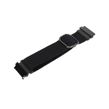 20mm fekete szövet gumis szíj