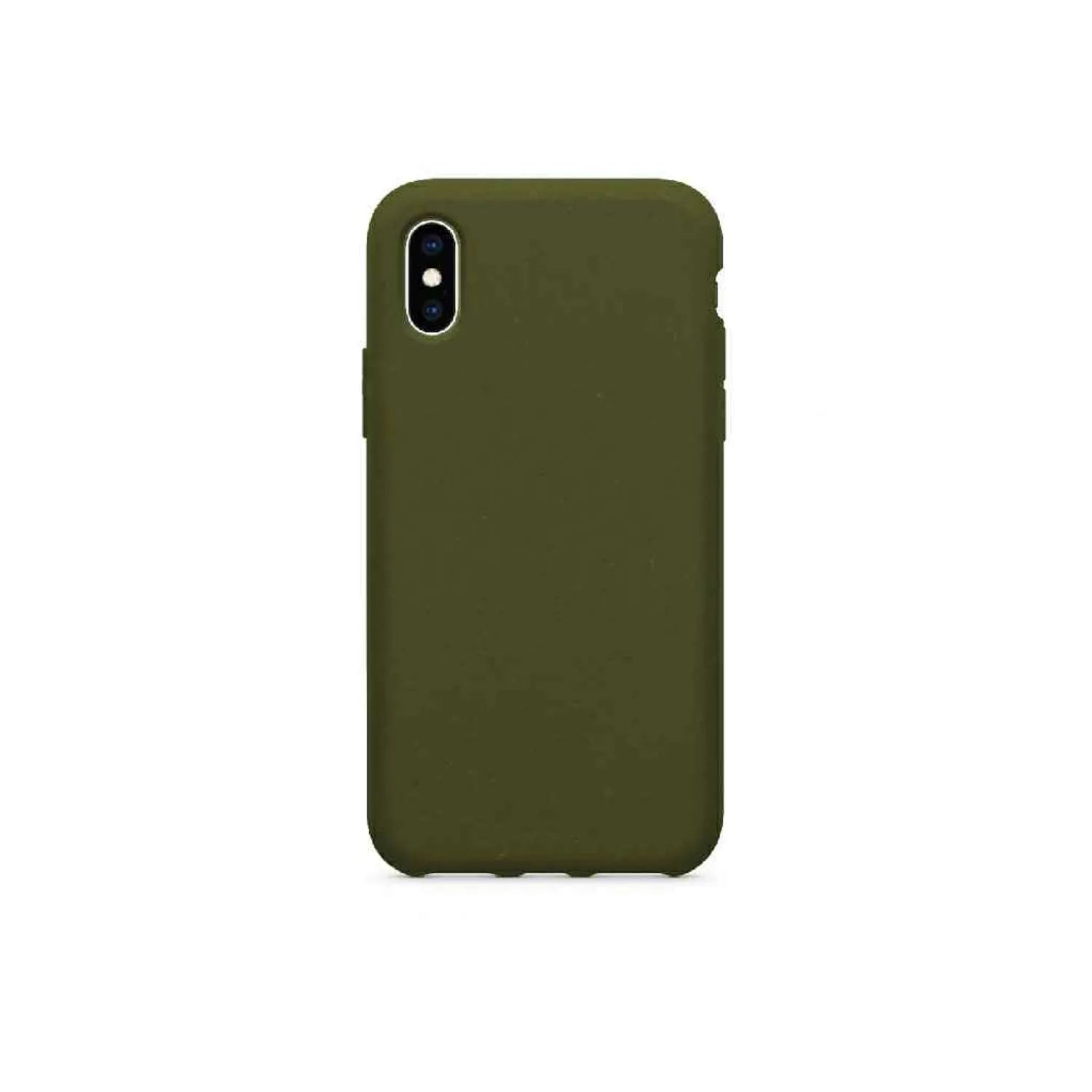 iPhone X/XS olivazöld Matt ökológiailag lebomló tok