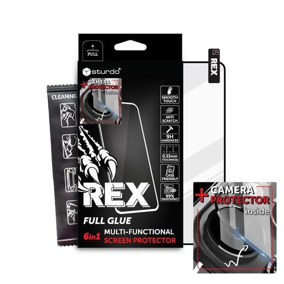 Honor magic 8 PRO, 5D üvegfólia kameravédővel