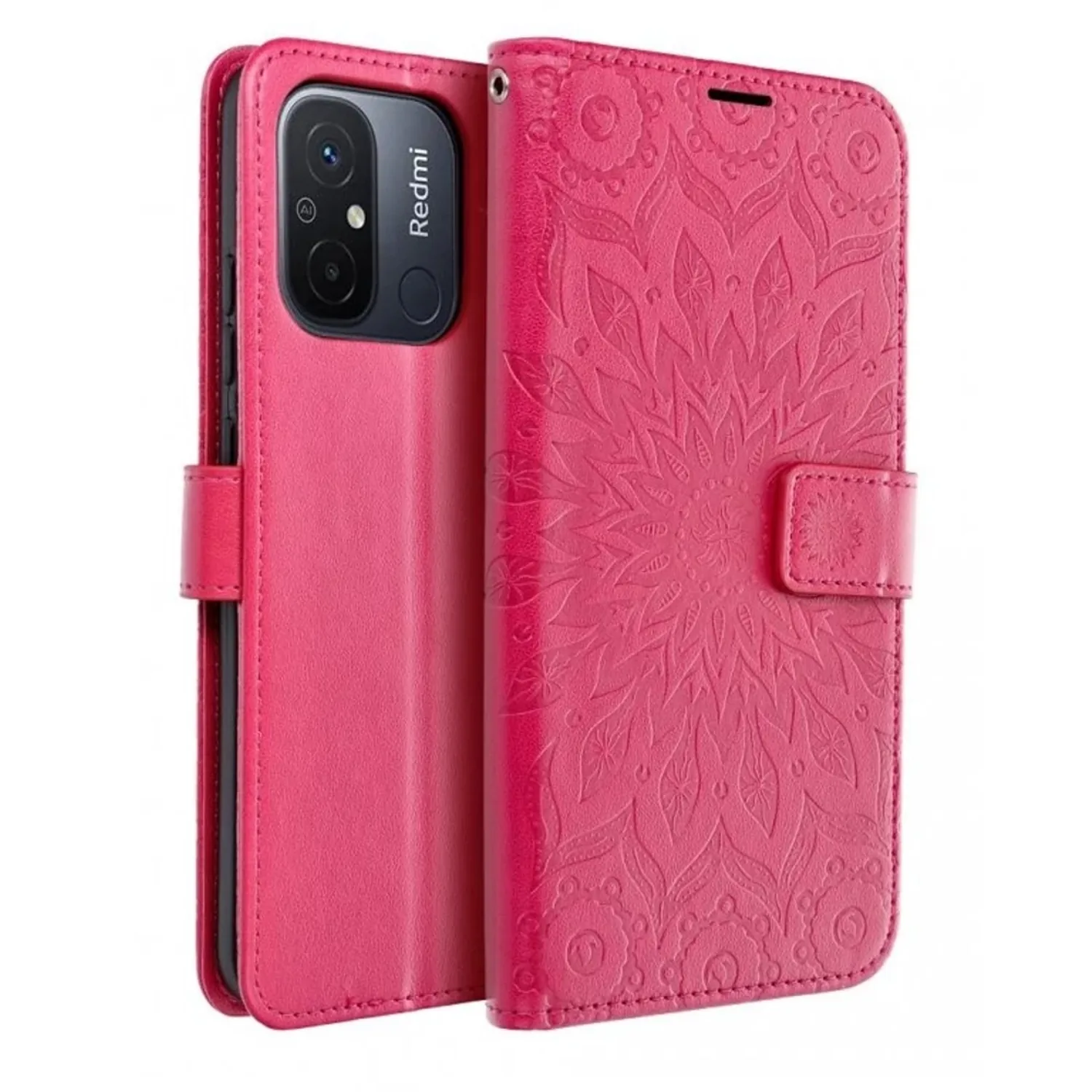 Apple iPhone 15 Plus Notesz Mandala Magenta